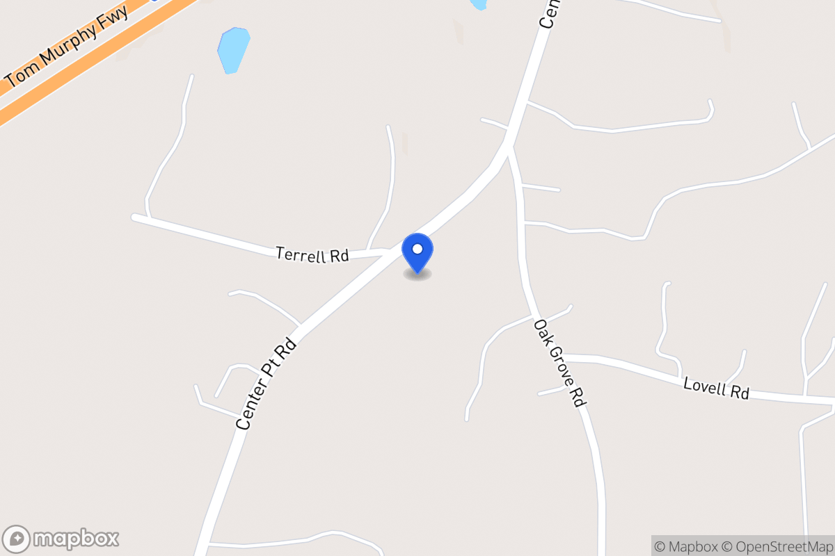 Map of 1306 Center Point Rd