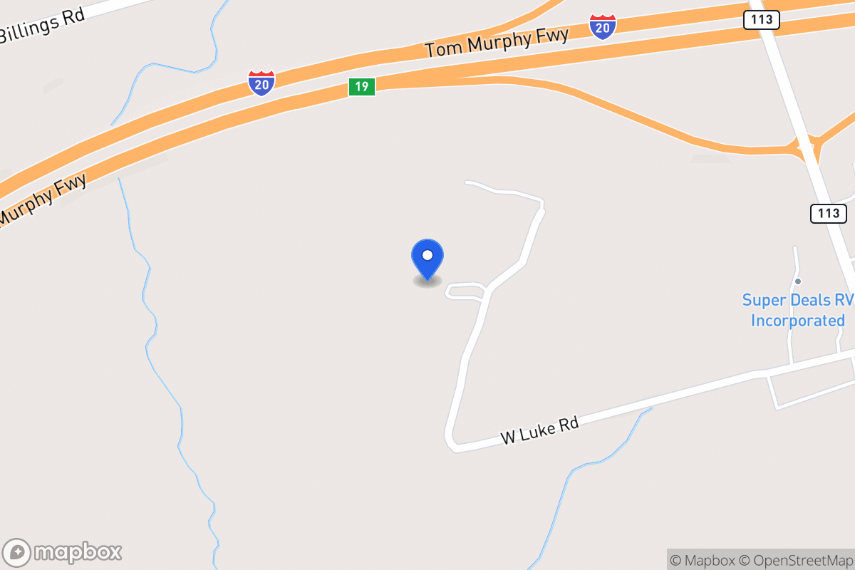 Map of 262 Powell Arnold Rd