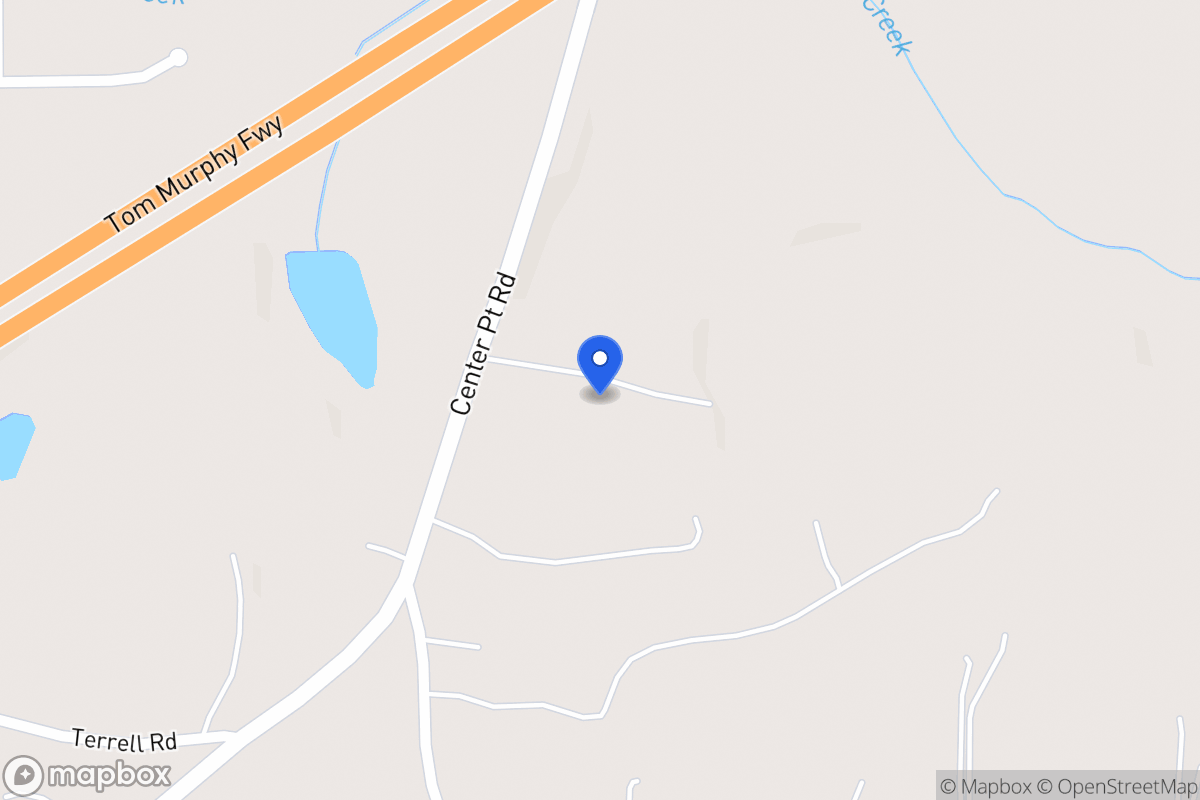 Map of 1150 Center Point Rd