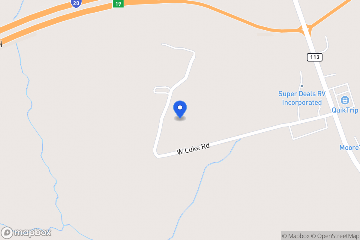 Map of 267 Powell Arnold Rd