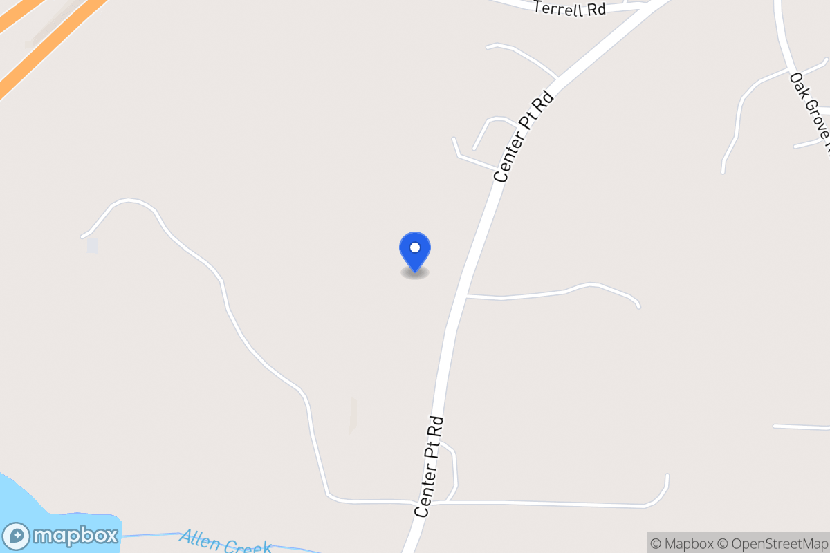 Map of 1461 Center Point Rd