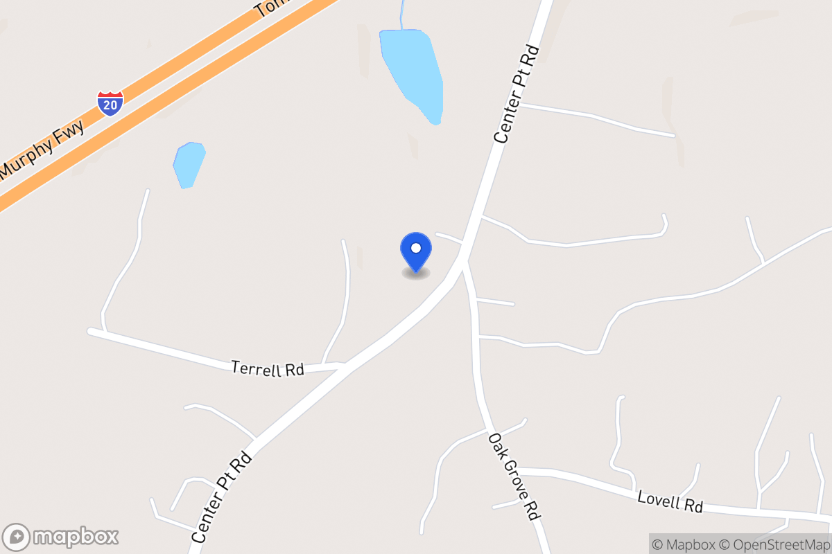 Map of 1249 Center Point Rd