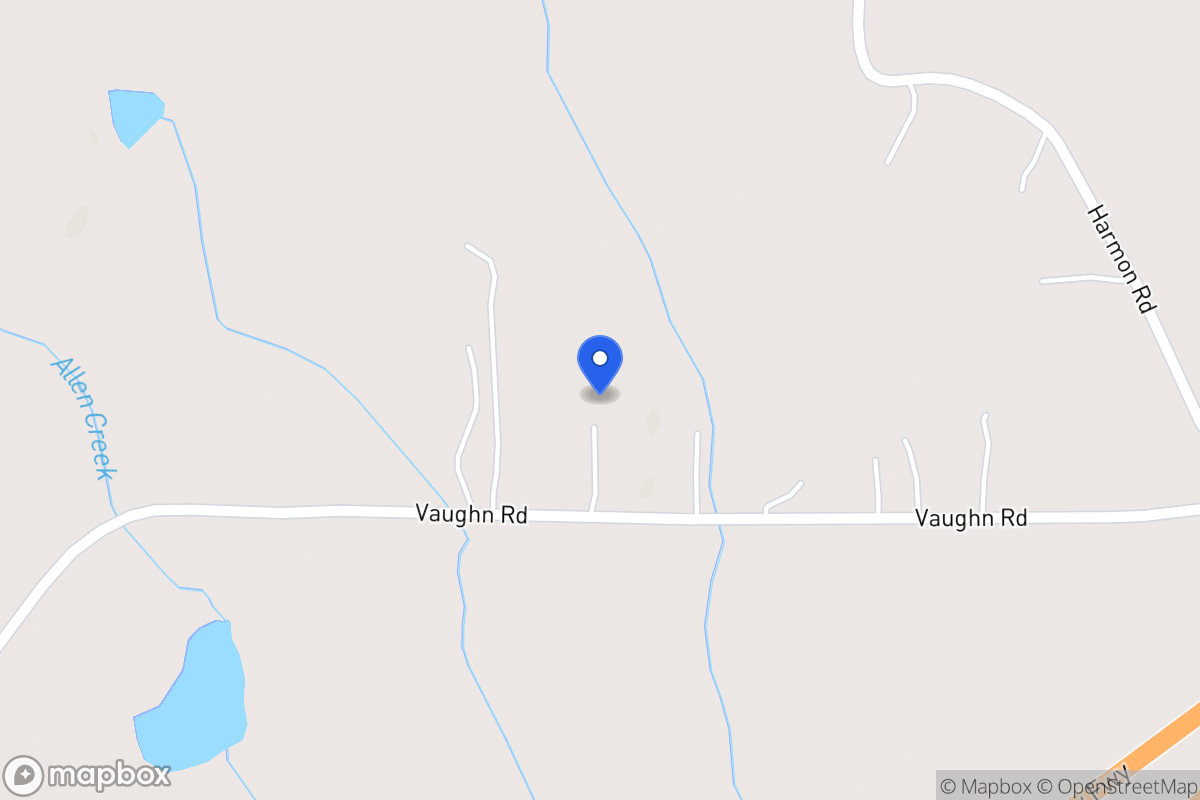 Map of 322 Vaughn Rd