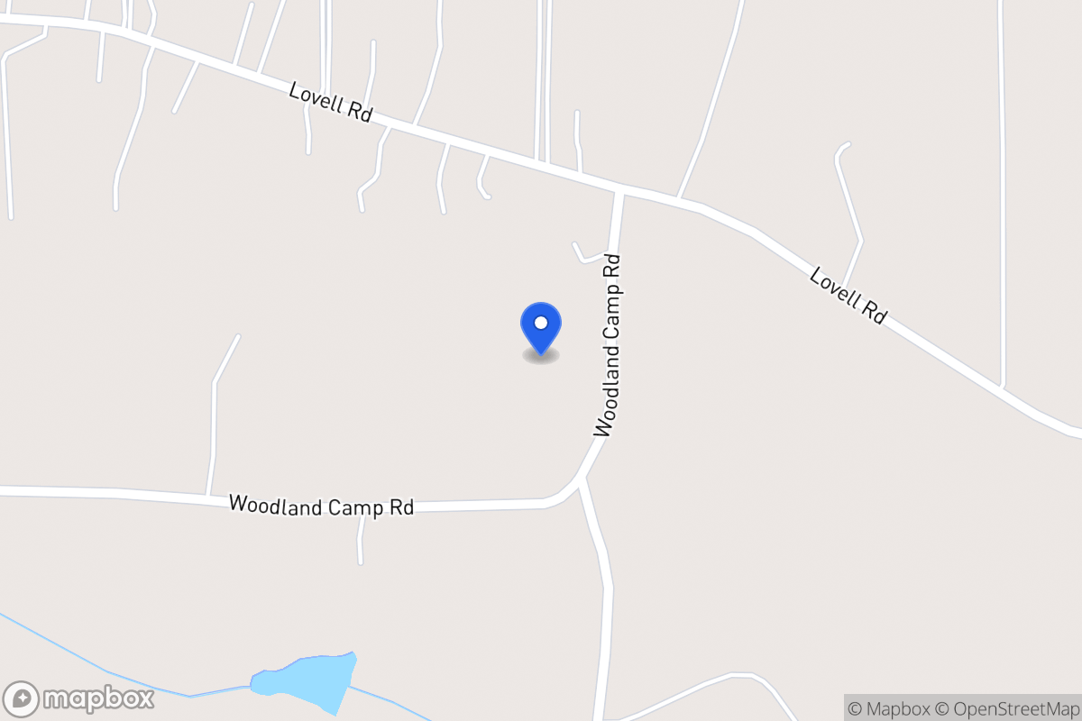 Map of 47 Woodland Camp Rd