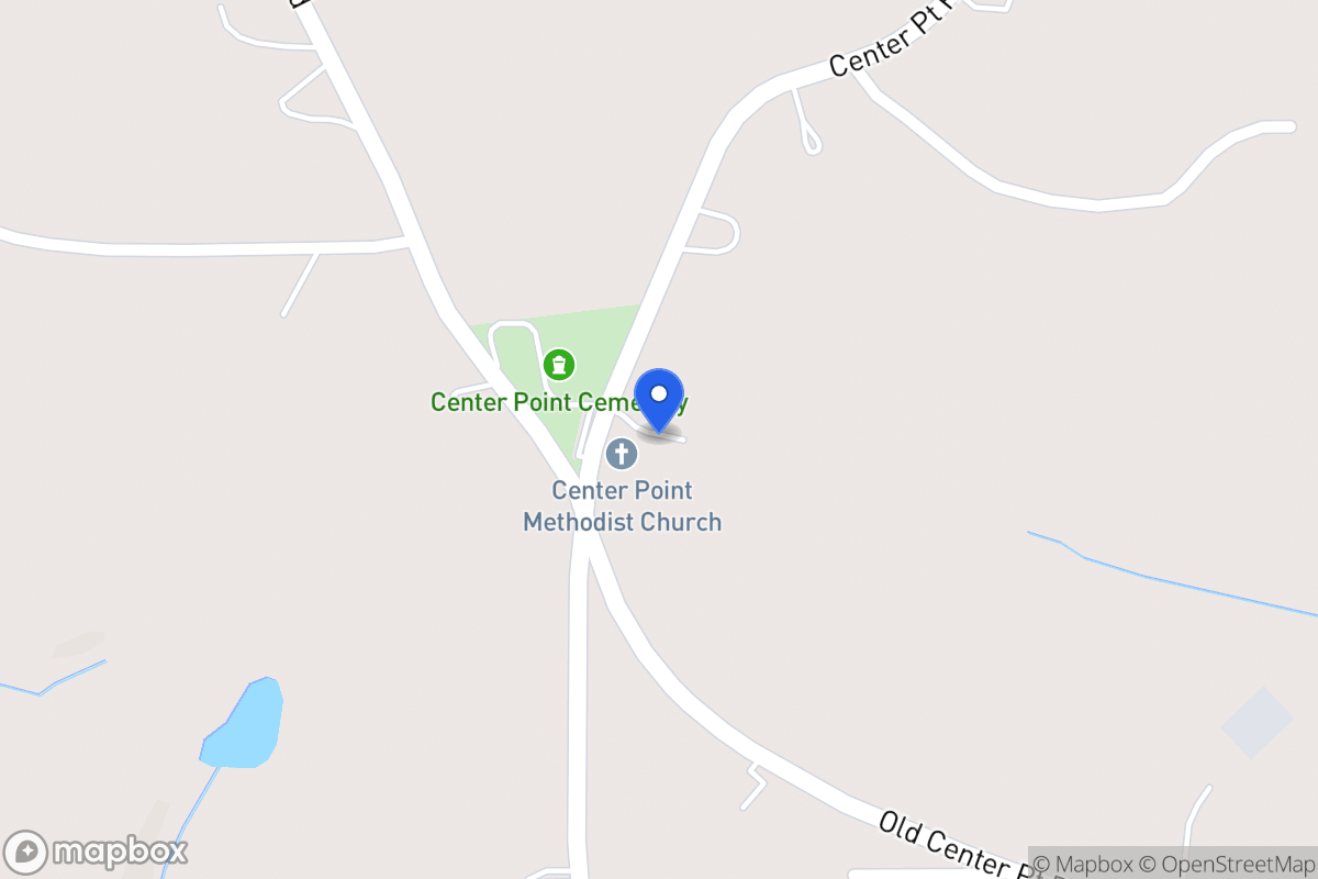 Map of 2176 Center Point Rd