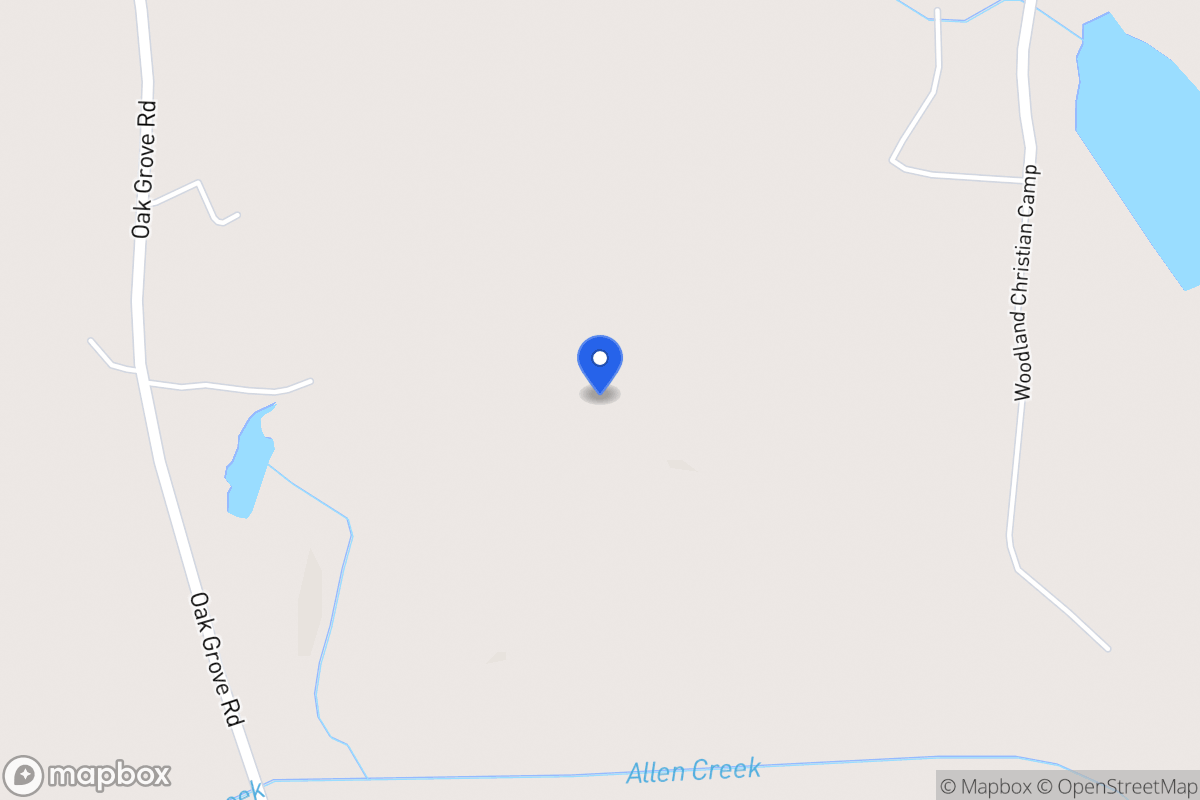 Map of Woodland Camp Rd