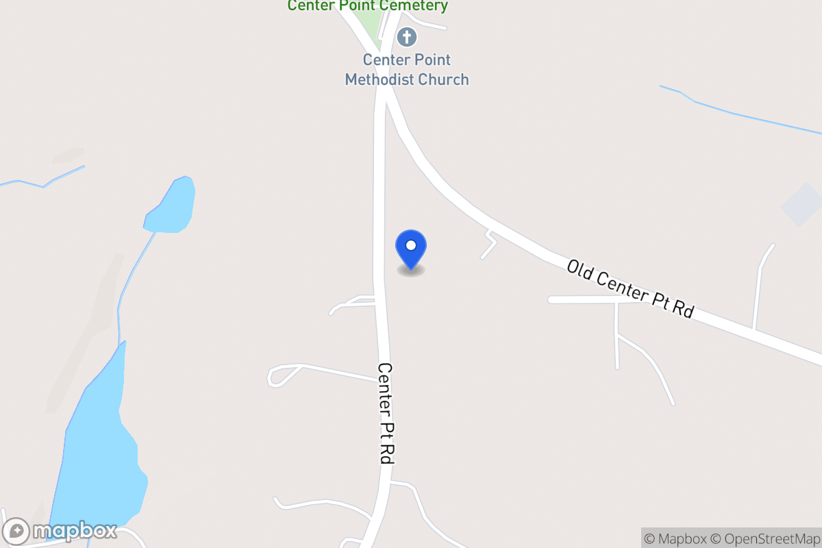 Map of 2575 Center Point Rd