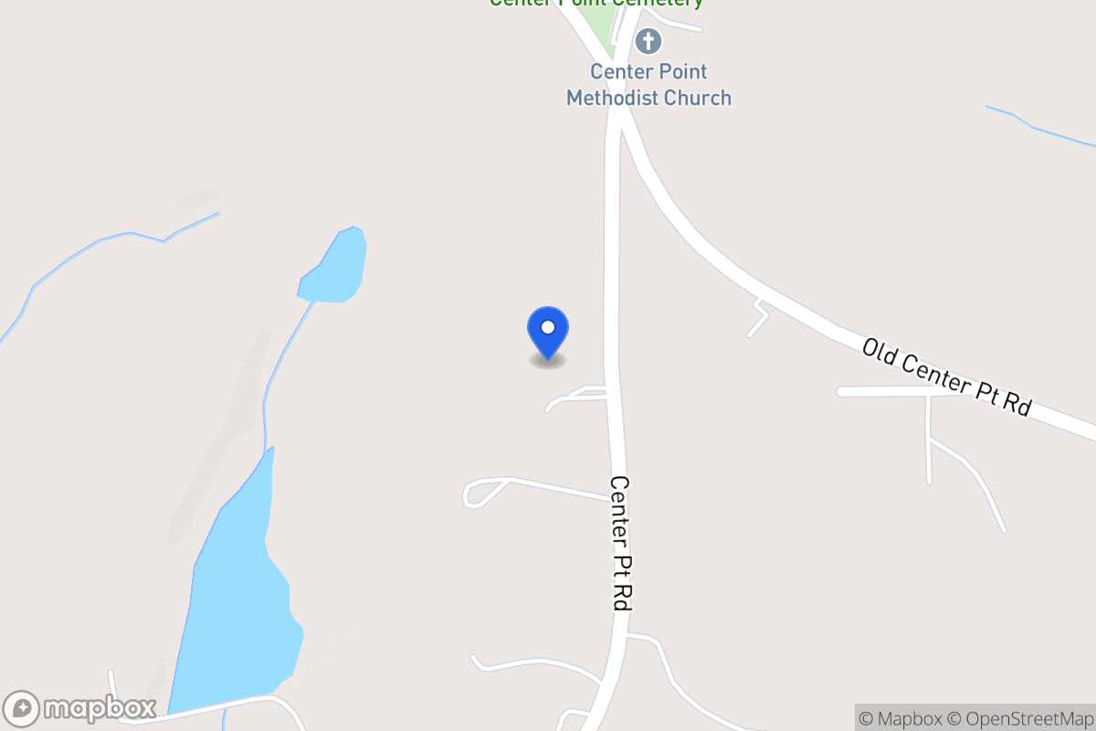 Map of 2570 Center Point Rd
