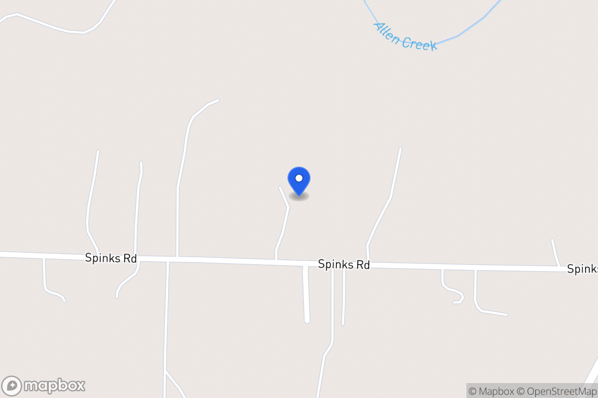Map of 233 Spinks Rd