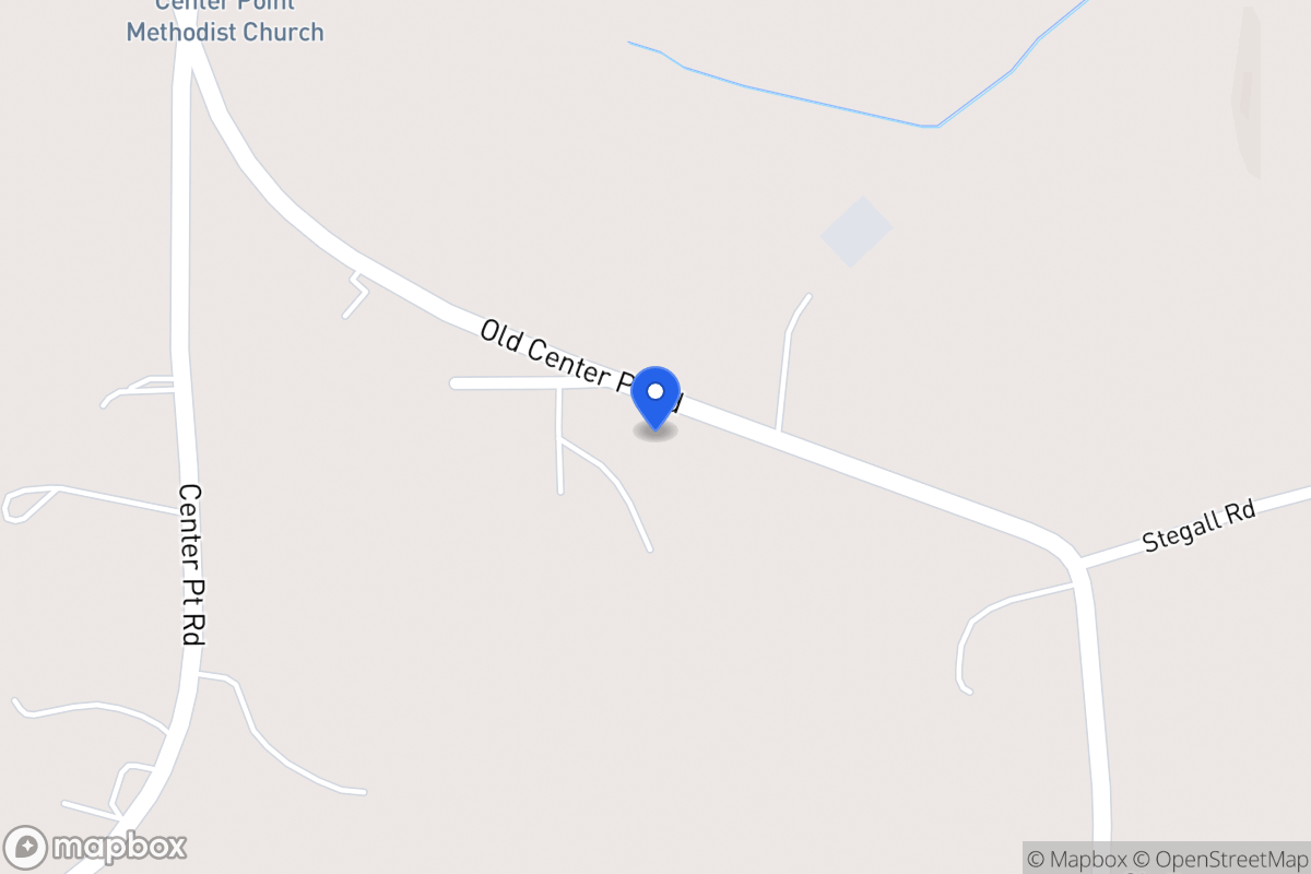 Map of 1022 Old Center Point Rd