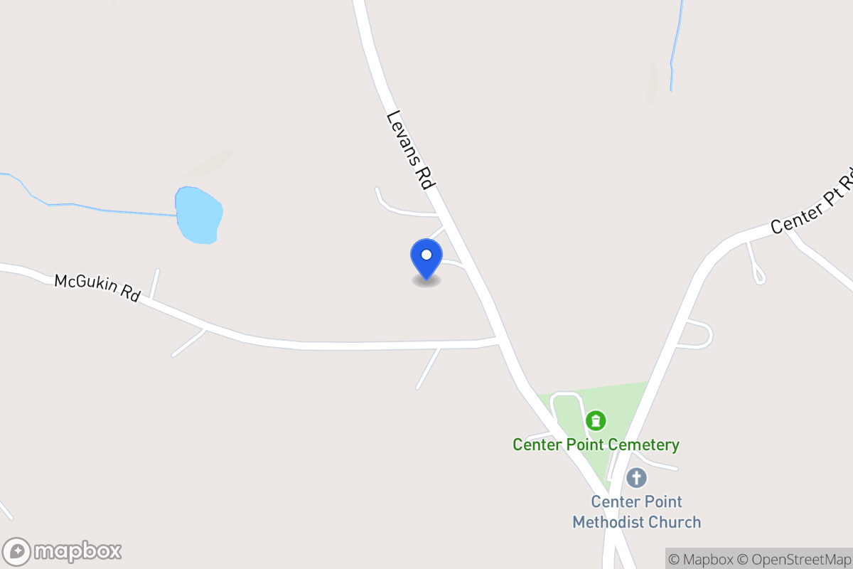 Map of 134 Levans Rd