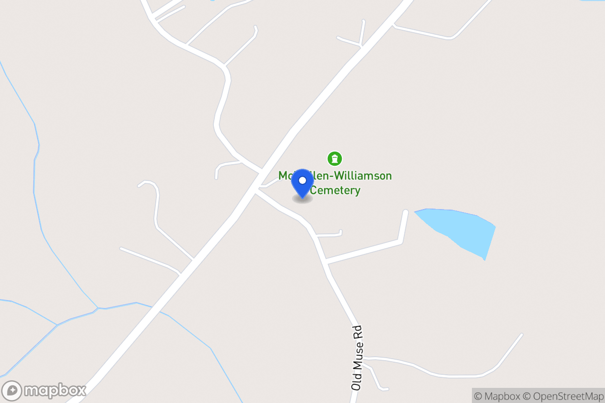 Map of 1245 Old Muse Rd