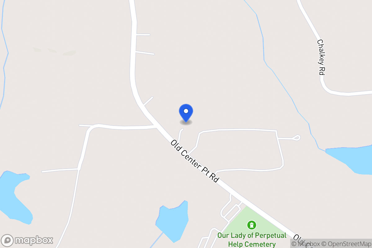 Map of 301 Old Center Point Rd