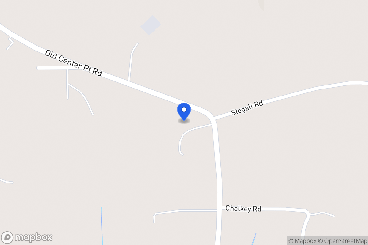Map of 872 Old Center Point Rd