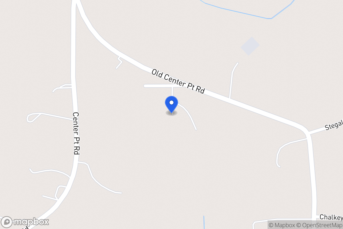 Map of 1028 Old Center Point Rd