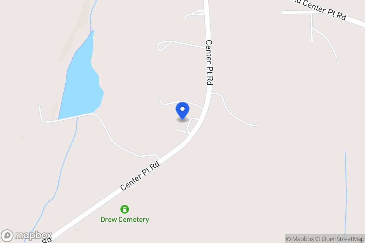 Map of 2470 Center Point Rd