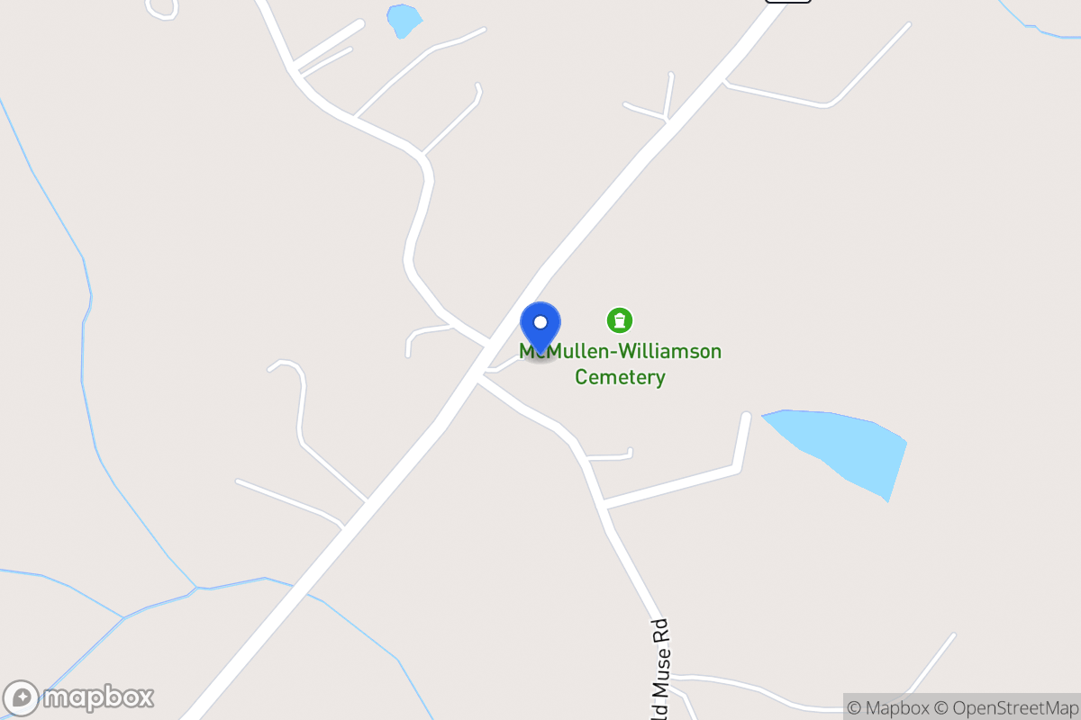 Map of 1281 Old Muse Rd