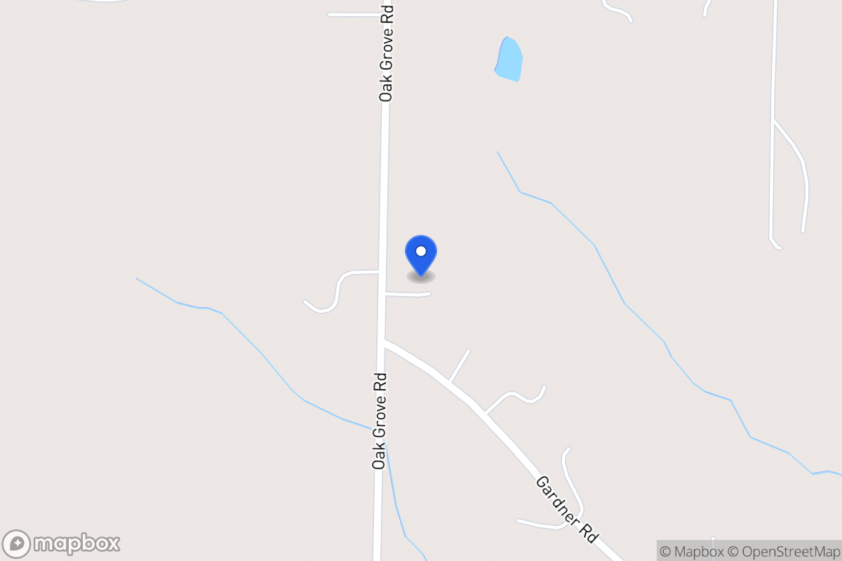 Map of 1052 Oak Grove Rd