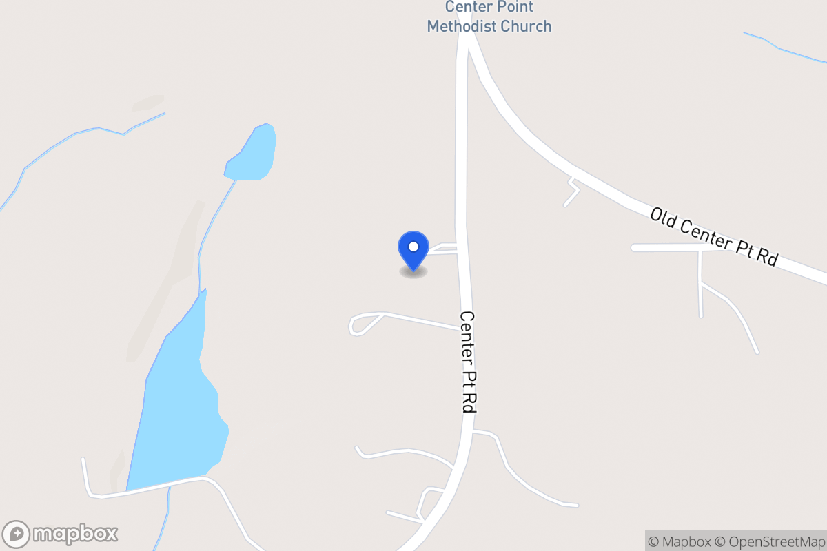 Map of 2564 Center Point Rd
