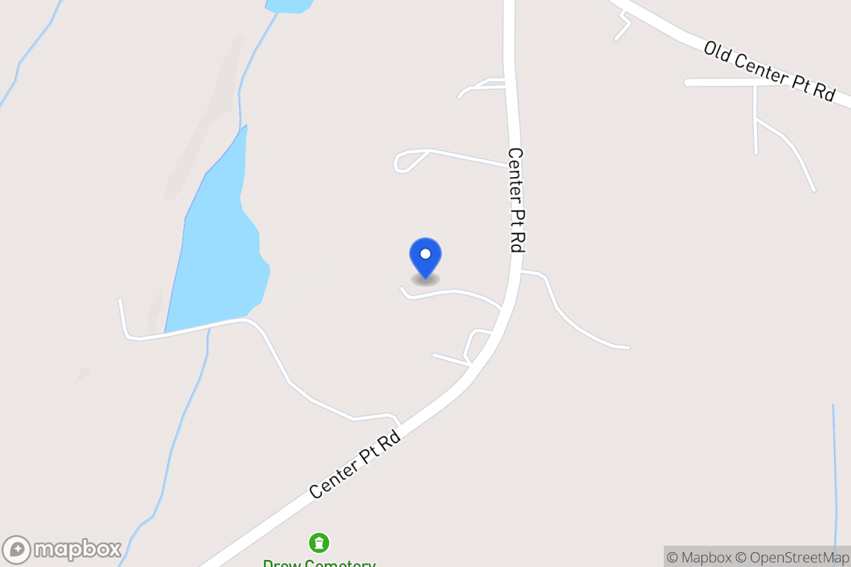 Map of 2490 Center Point Rd