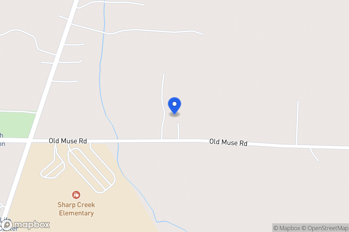 Map of 160 Old Muse Rd