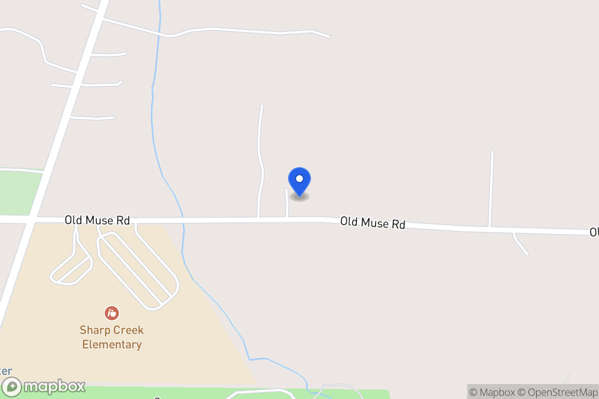 Map of 180 Old Muse Rd