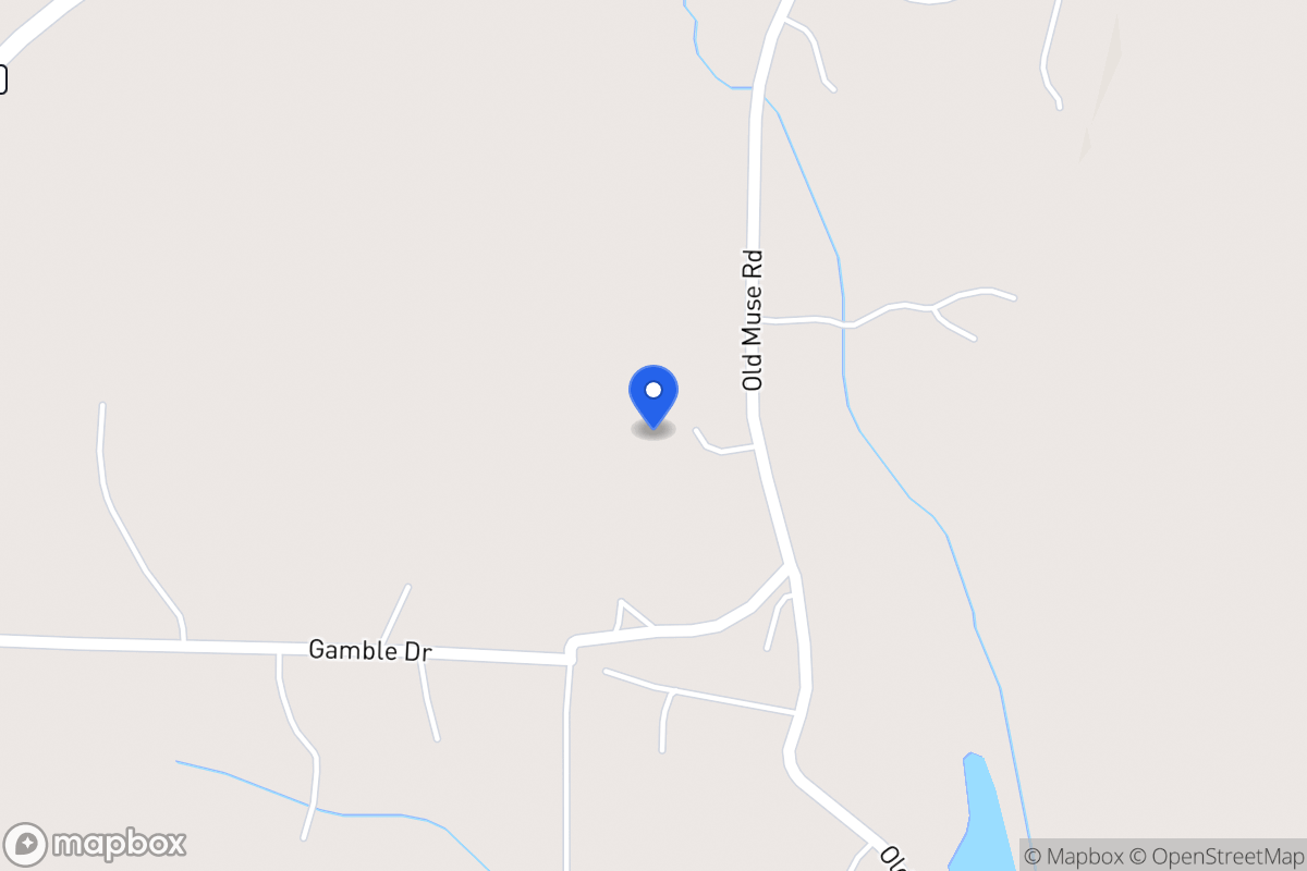 Map of 948 Old Muse Rd