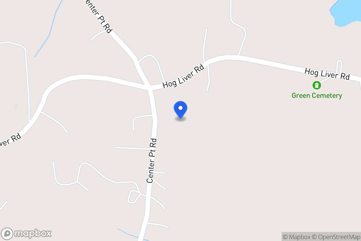 Map of 1179 Center Point Rd