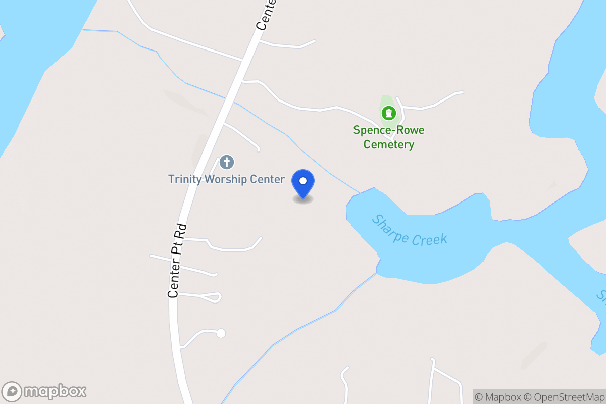 Map of 1465 Center Point Rd