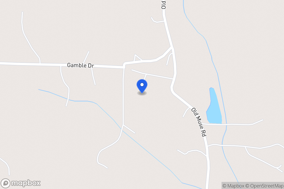 Map of 855 Old Muse Rd