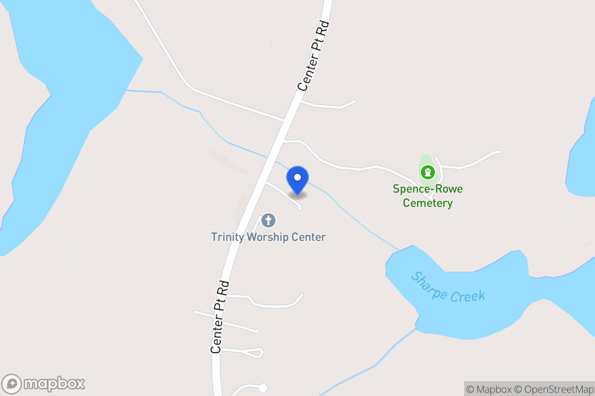 Map of 1505 Center Point Rd