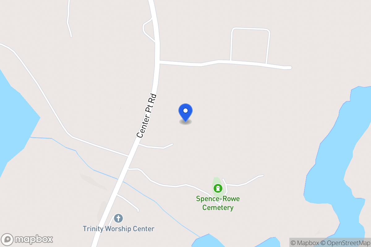 Map of 1599 Center Point Rd