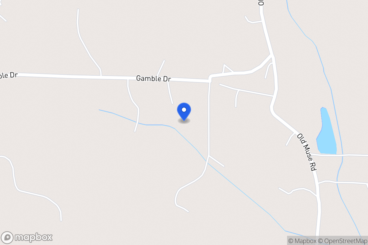 Map of 293 Gamble Dr