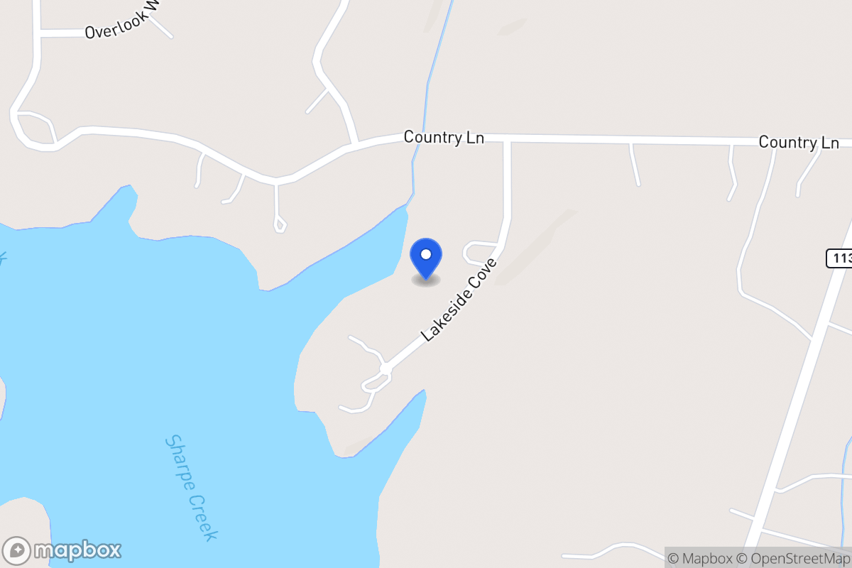 Map of 73 Lakeside Cv