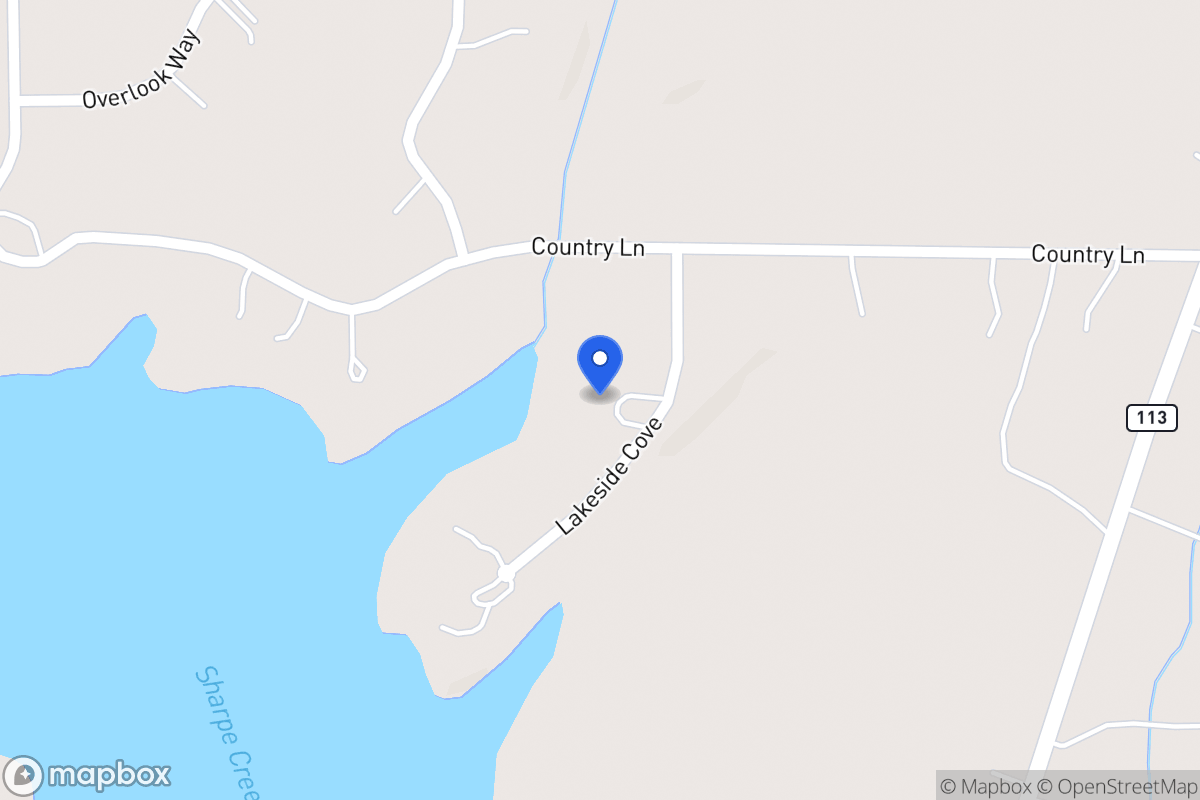 Map of 45 Lakeside Cv