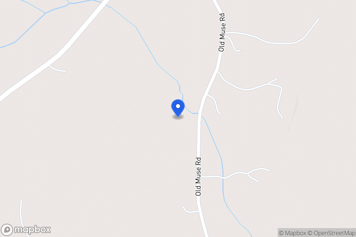 Map of 1036 Old Muse Rd