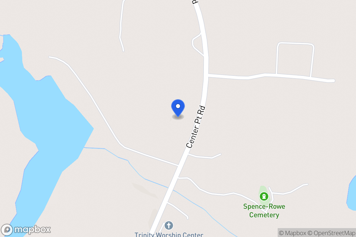 Map of 1602 Center Point Rd
