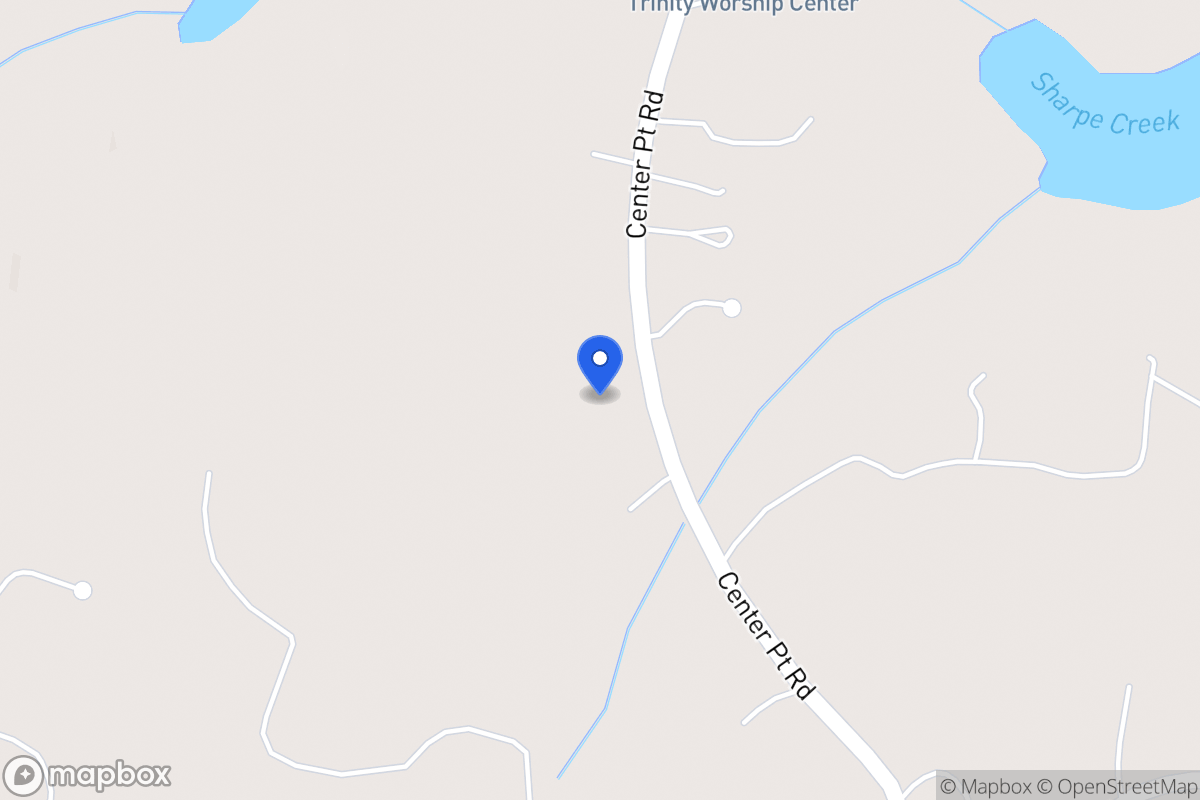 Map of 1348 Center Point Rd