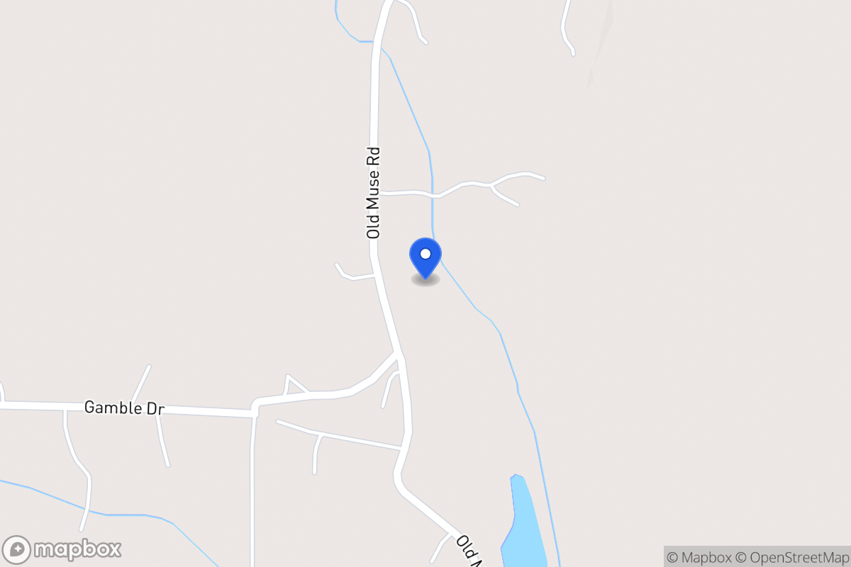Map of Old Muse Rd