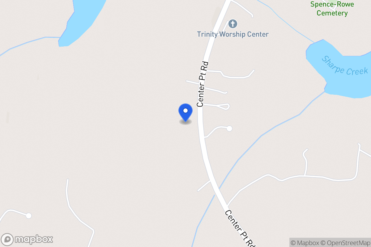 Map of 1350 Center Point Rd