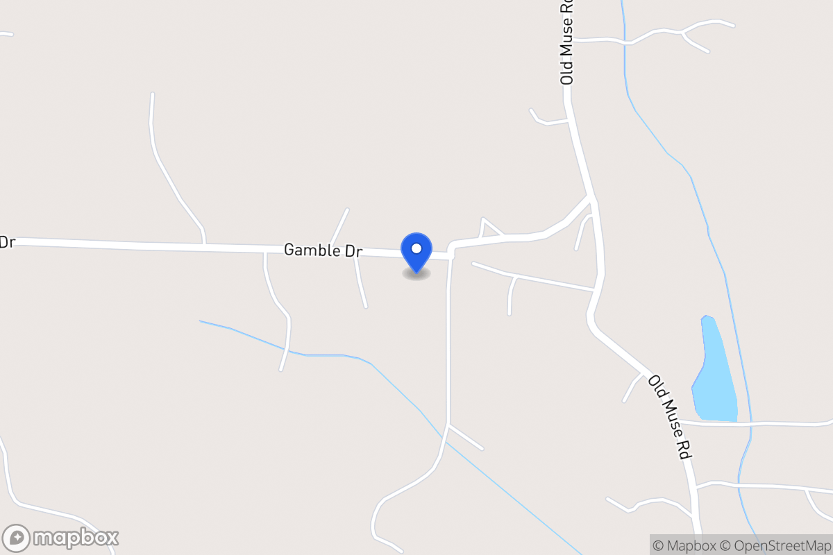 Map of 303 Gamble Dr