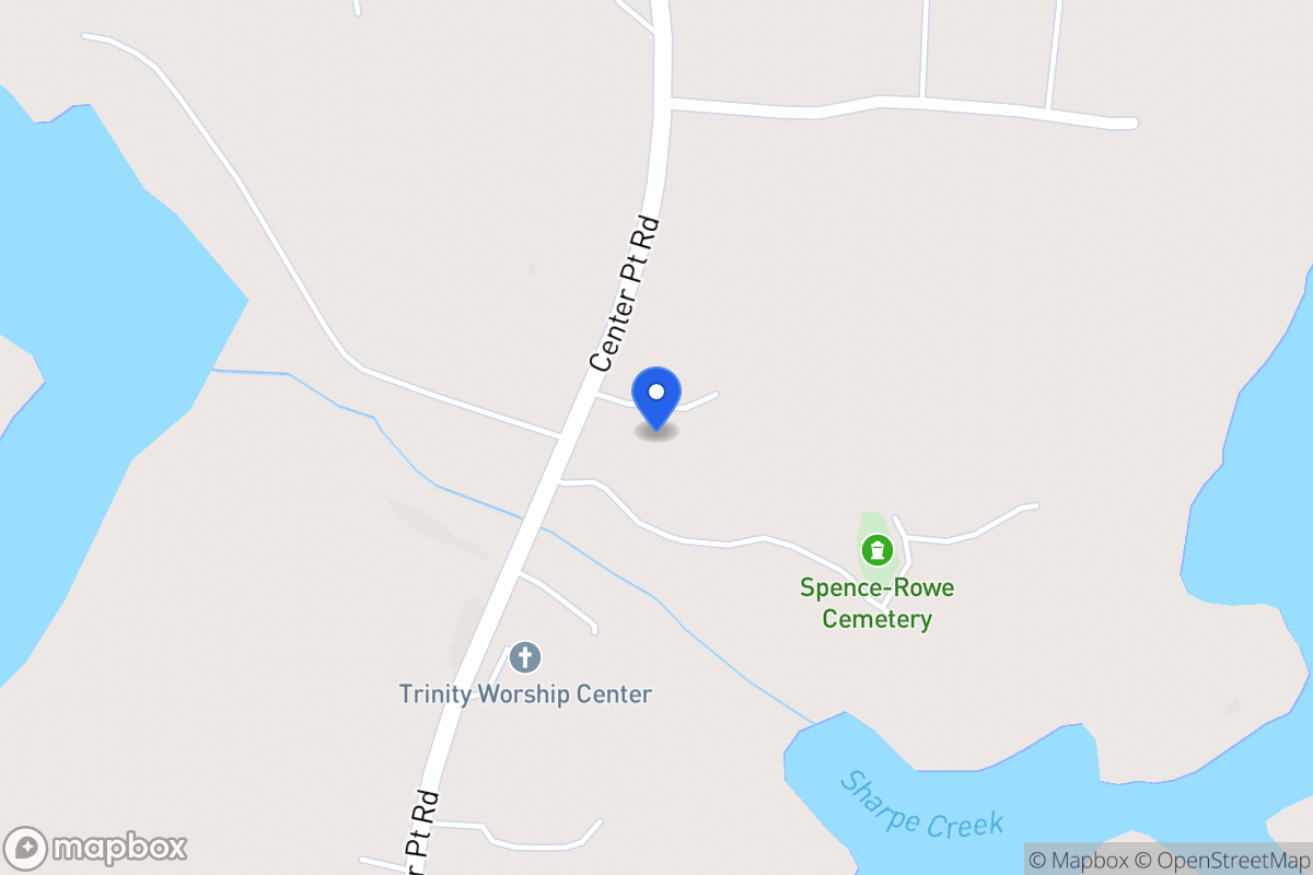 Map of 1569 Center Point Rd