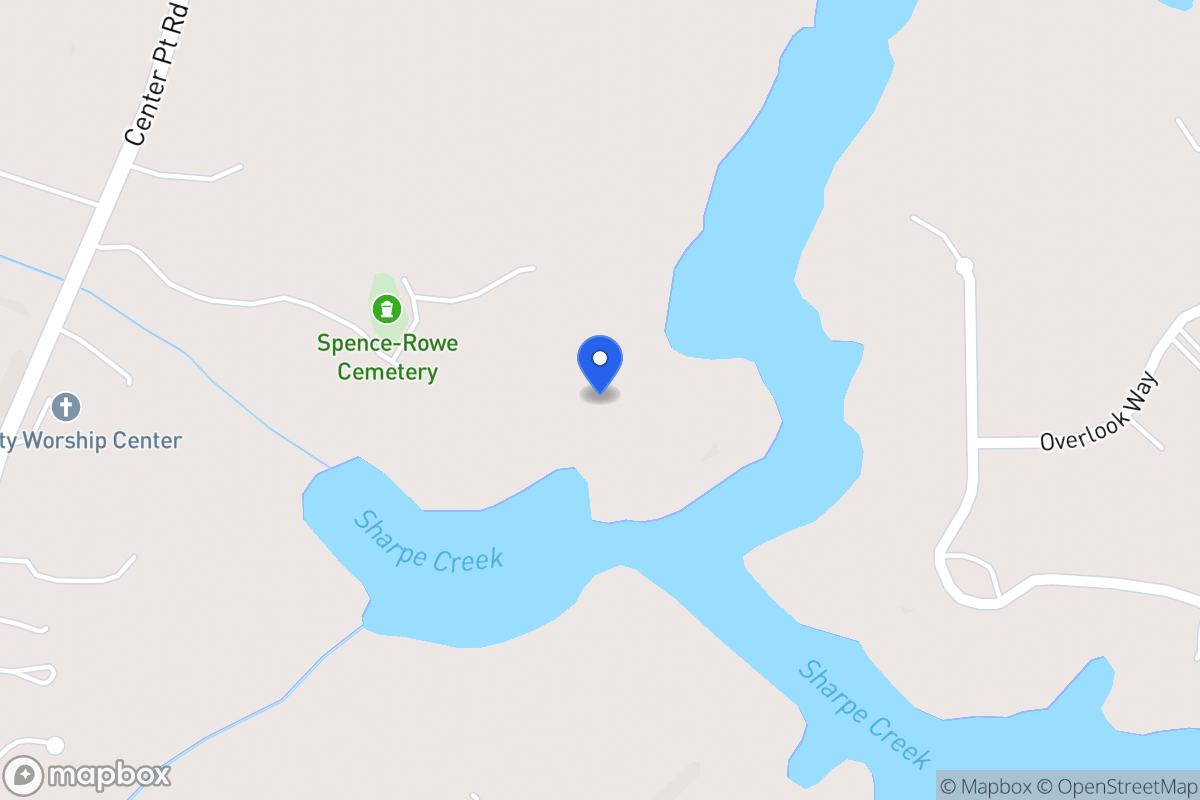Map of 1551 Center Point Rd
