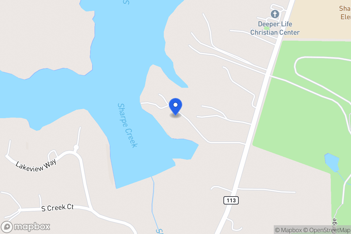 Map of 1696 N 113 Hwy