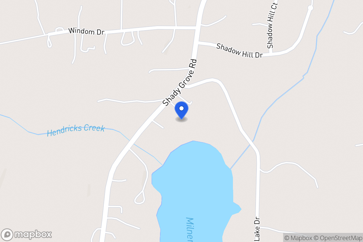 Map of 2707 Shady Grove Rd