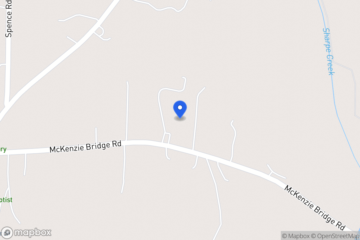Map of 200 Mckenzie Bridge Rd