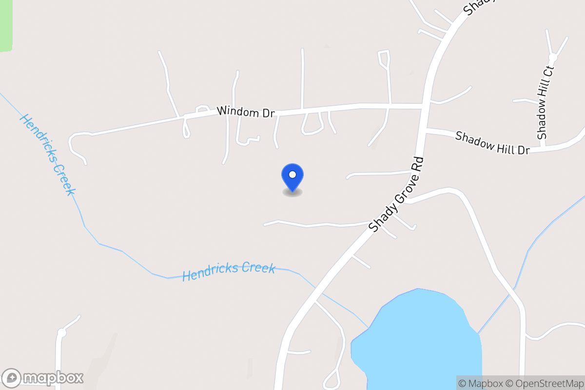 Map of 2740 Shady Grove Rd