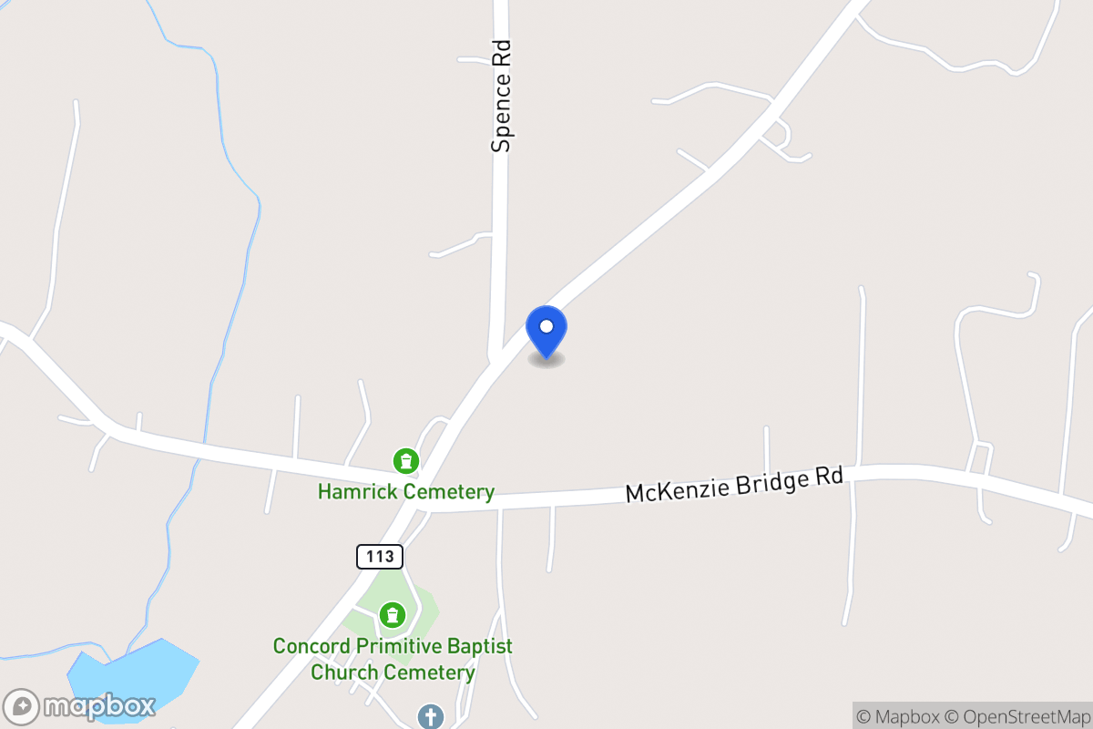 Map of 1233 N 113 Hwy