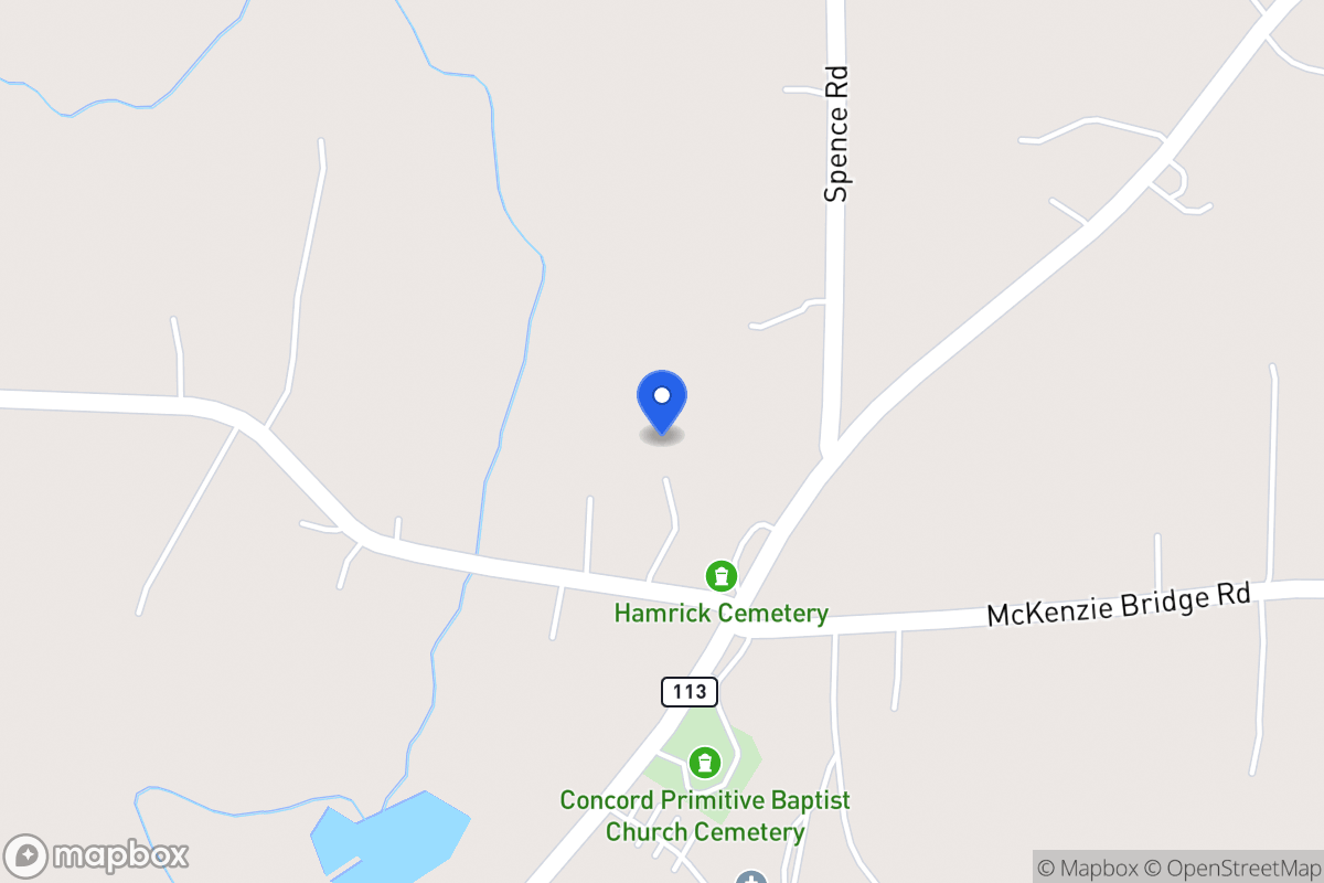 Map of 1360 Mote Rd