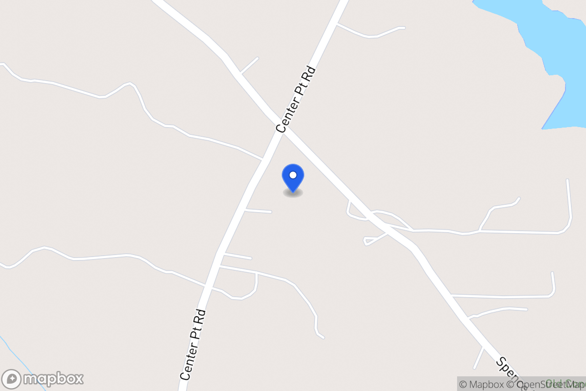 Map of 801 Center Point Rd